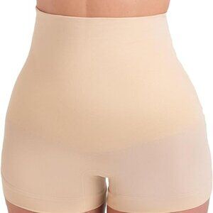 Beige Size Small: Empetua Shapermint High Waisted Body Shaper Boyshorts.